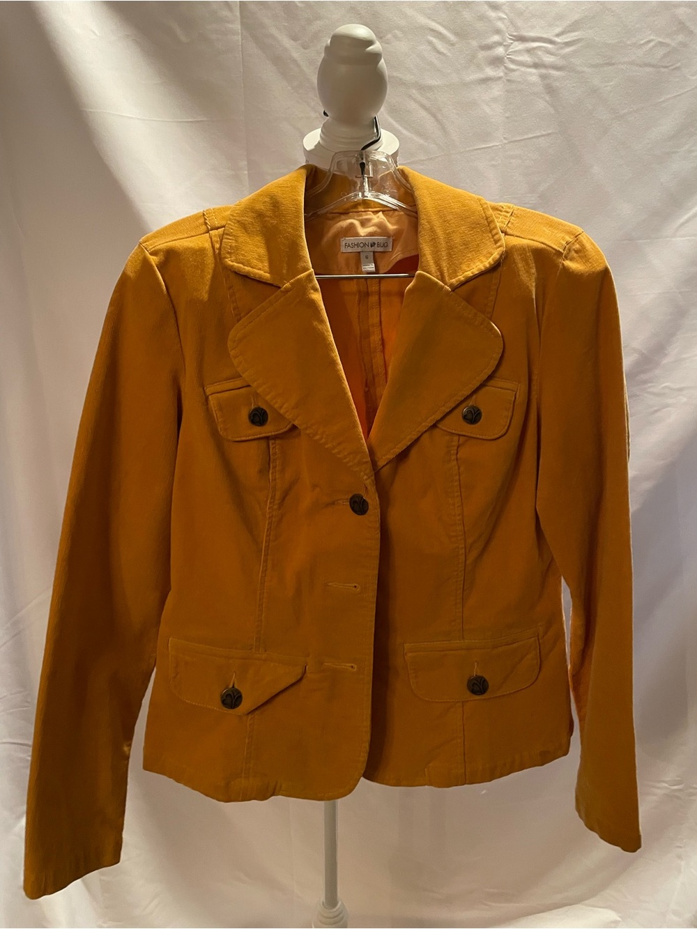 Fashion Bug Mustard Yellow Tailored Blazer